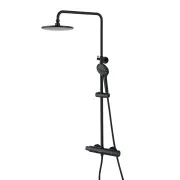 Душевая стойка Lemark Bronx LM3770BL со смесителем термостатом