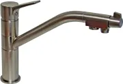 Смеситель ZorG Sanitary ZR 401 KF SATIN для кухонной мойки