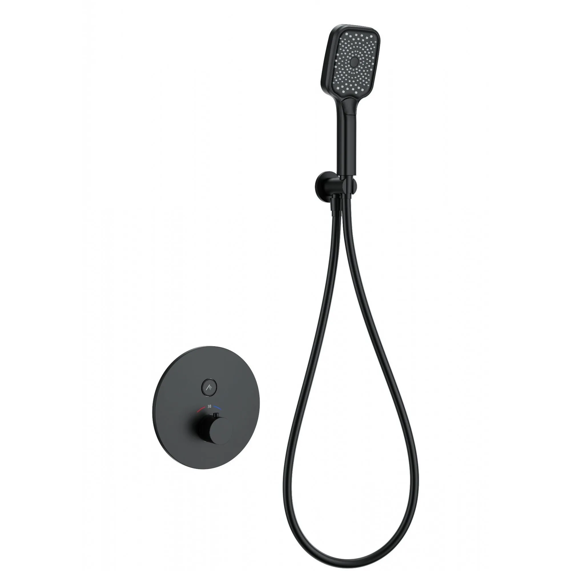 Встраиваемый смеситель Wonzon & Woghand WW-D1017-A-MB
