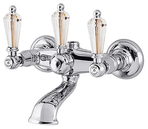 Смеситель Caprіgo ADRIA-Swarovski 01-019-crm для для ванны с душем фото 1