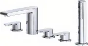 Смеситель BelBagno Terra TER-VI5-CRM на борт ванны