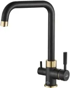 Смеситель Steel Hammer SH 715 BLACK BR для кухонной мойки