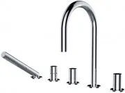 Смеситель Laufen Kartell by Laufen 3.2233.5.004.282.1 на борт ванны