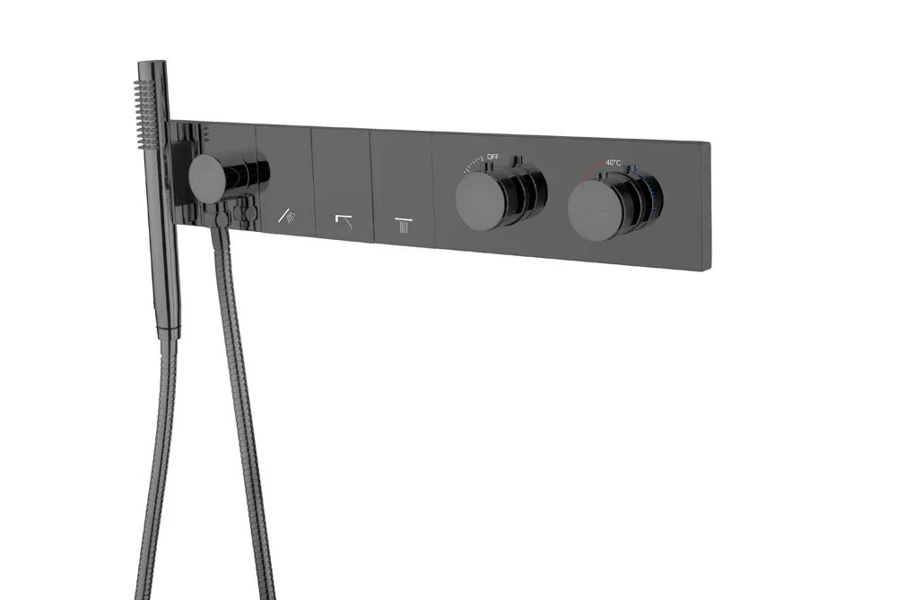 Встраиваемый смеситель Boheme ZODIAC 133-SYS-SGM