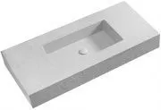 Раковина Acquabella Integra 100 см ENCIMERA.INTEGRA_CF_SLATE_100_BIANCO