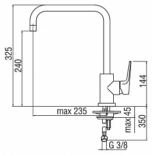 Смеситель Nobili Nobi NB84134CR для кухонной мойки фото 3