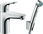 Смеситель Hansgrohe Focus 31927000 для раковины с гигиеническим душем с донным клапаном