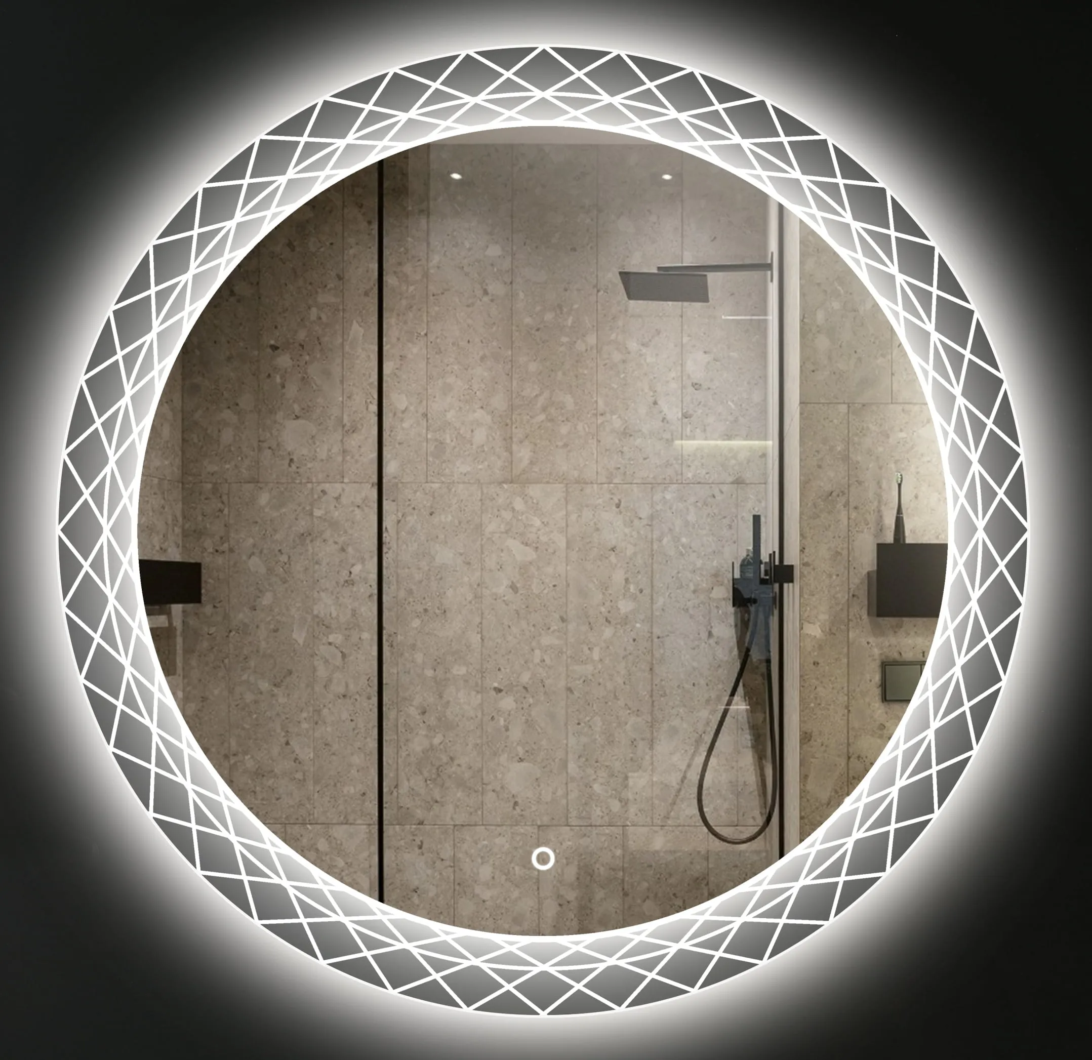 Зеркало Esbano 50x50 ESMI3599 с подсветкой