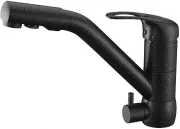 Смеситель ZorG Sanitary ZR 400 KF-12 ЧЕРНЫЙМЕТАЛ для кухонной мойки