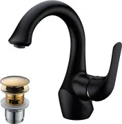 Смеситель Lemark Swan LM5406BG для раковины с донным клапаном