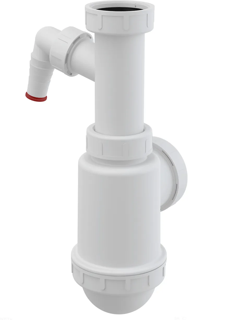 Сифон AlcaPlast A443P-DN50/40 для кухонной мойки