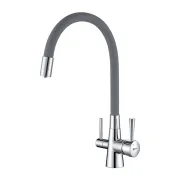 Смеситель Lemark Comfort LM3075C-Gray для кухонной мойки