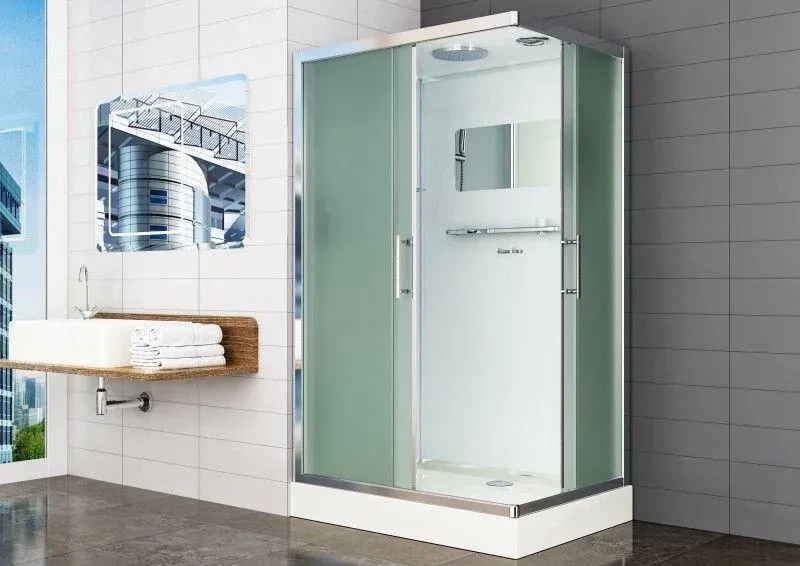 Душевая кабина Esbano Elegancia 120x210x90 ESKB129CKRU профиль хром стекло матовое