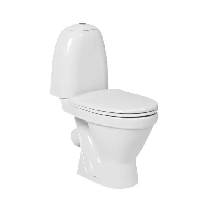 Унитаз-компакт Sanita Виктория WC.CC/Victoria/1-P/WHT.G/S1 напольный с сиденьем
