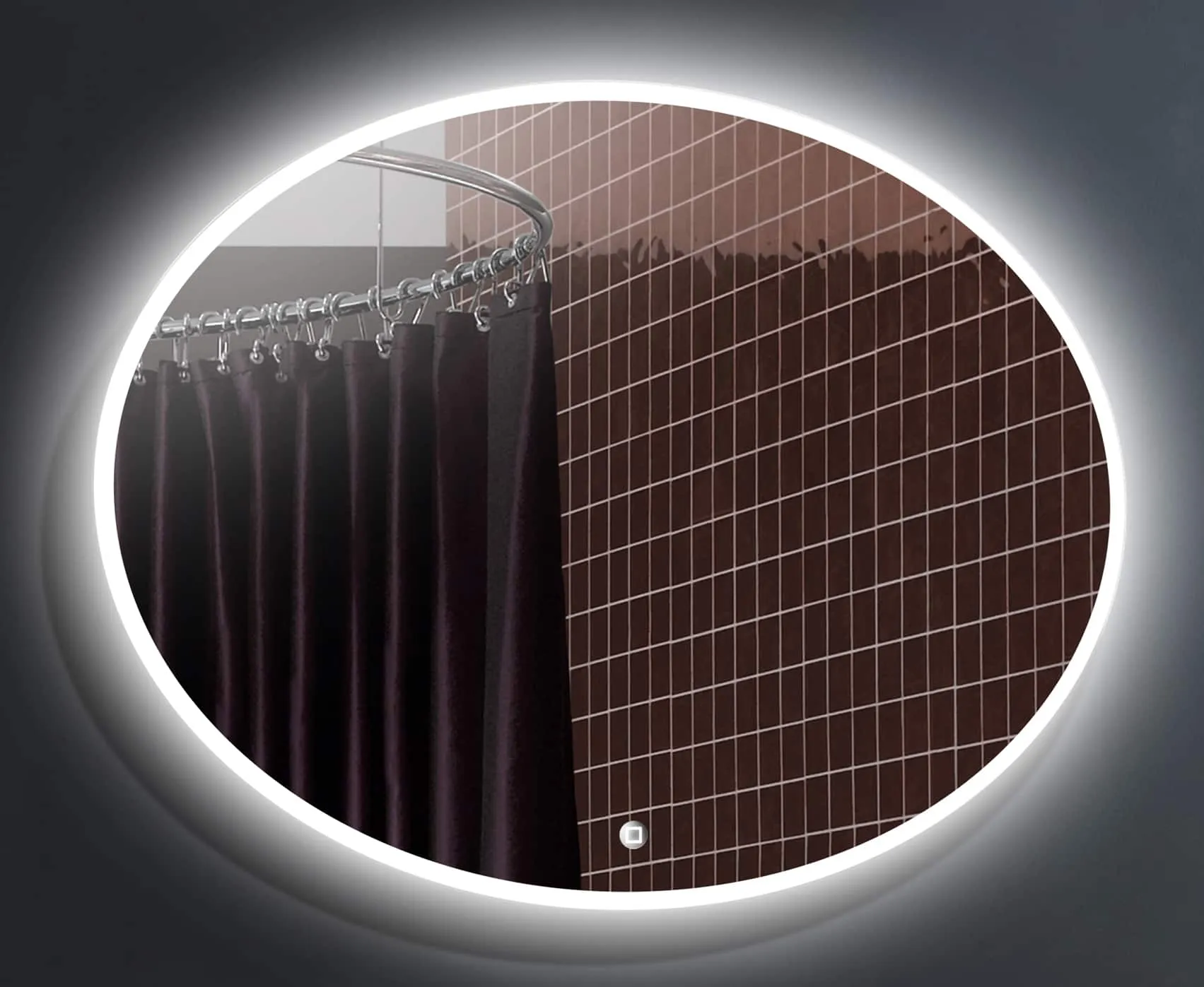 Зеркало Esbano 78x58 ESMI2073RDO с подсветкой