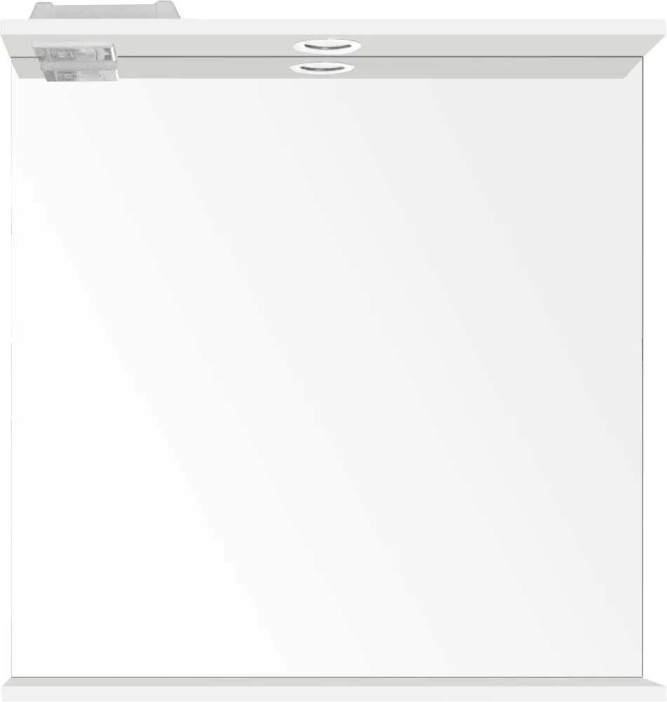 Зеркало Style Line Эко Стандарт 70x70 ЛС-00000642 с полочкой и подсветкой