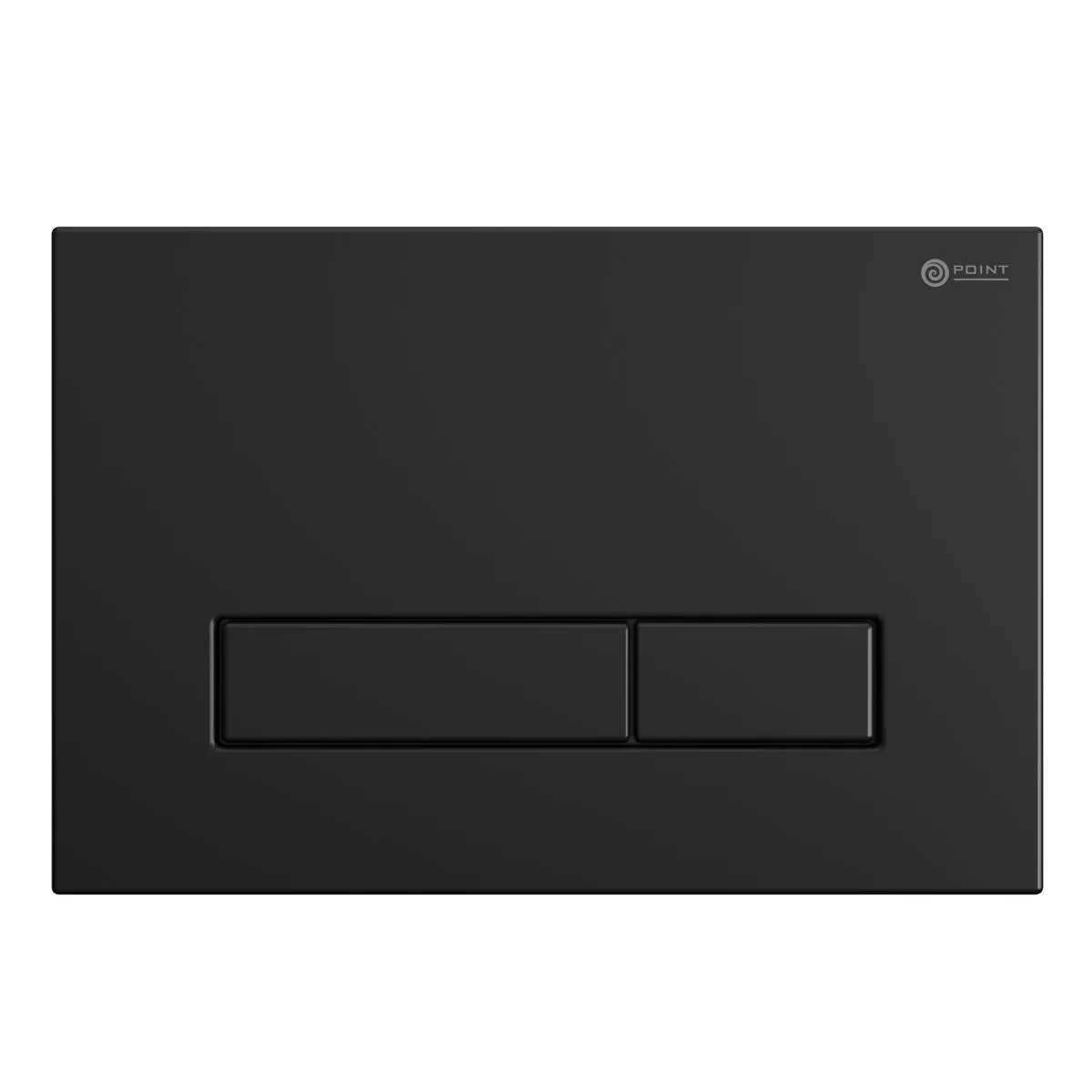 Кнопка смыва Point Меркурий PN44831BM черная матовая