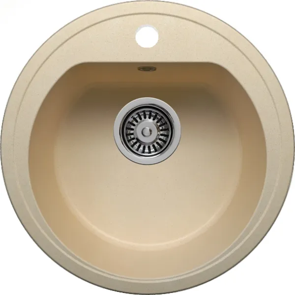 Кухонная мойка Polygran F-05 №27 45 Бежевая