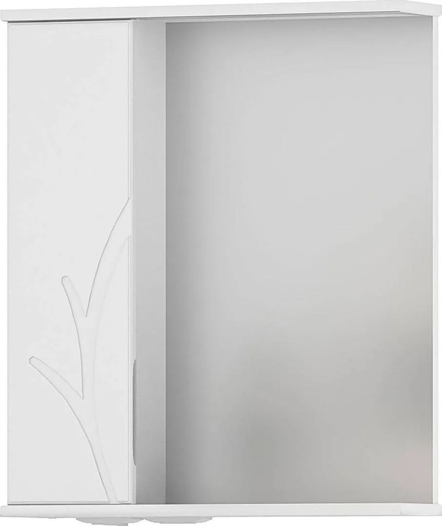 Зеркало Volna Adel 60x70 zsADEL60.L-01 левое с полочкой и подсветкой