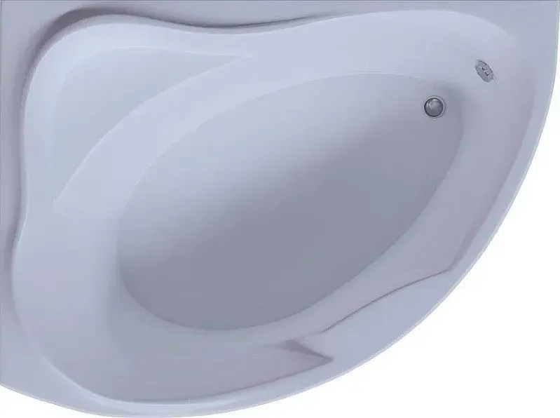 Акриловая ванна Aquatek Альтаир 160x120 ALT160-0000067 с каркасом и фронтальной панелью и сливом-переливом