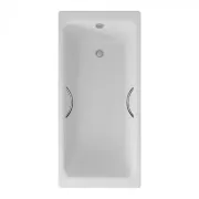 Ванна чугунная Delice Parallel 170x80 DLR220502R с ручками