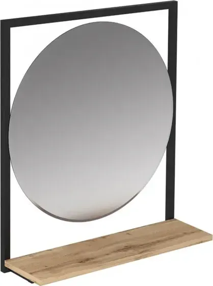 Зеркало 1Marka GRUNGE LOFT 60x70 Ц0000007991 с полочкой