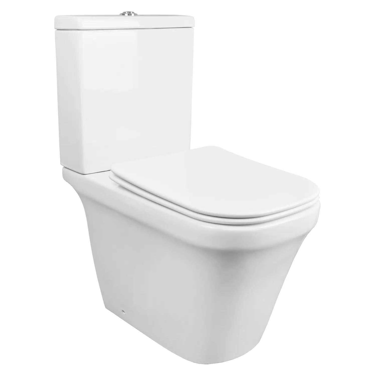 Унитаз-компакт Azario Candy AZ-1503B напольный безободковый с сиденьем микролифт