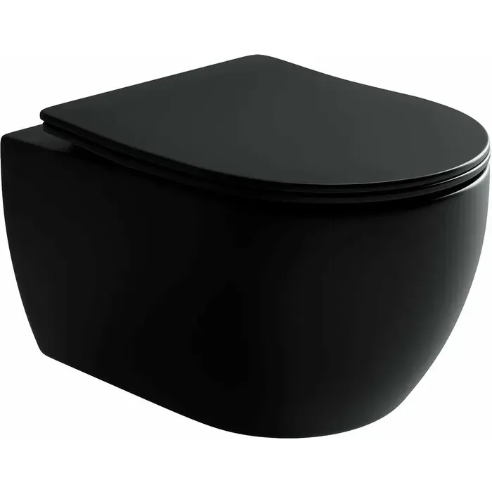 Унитаз Ceramica Nova Play CN3001MB подвесной безободковый с микролифтом