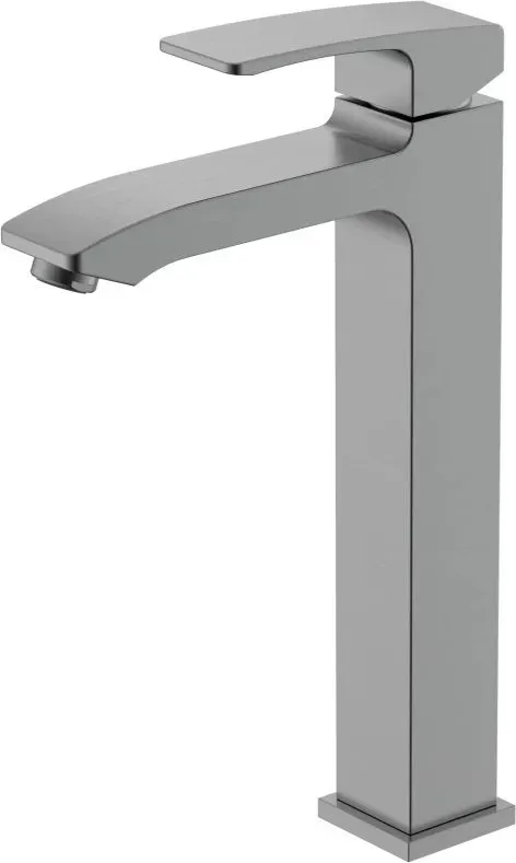 Смеситель для раковины Raglo R01 графит матовый высокий