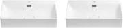 Раковина Wellsee DeSire 55 см комплект из 2 шт 151501001
