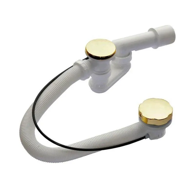 Слив-перелив Alcaplast A55GOLD-80-RU-01 автомат