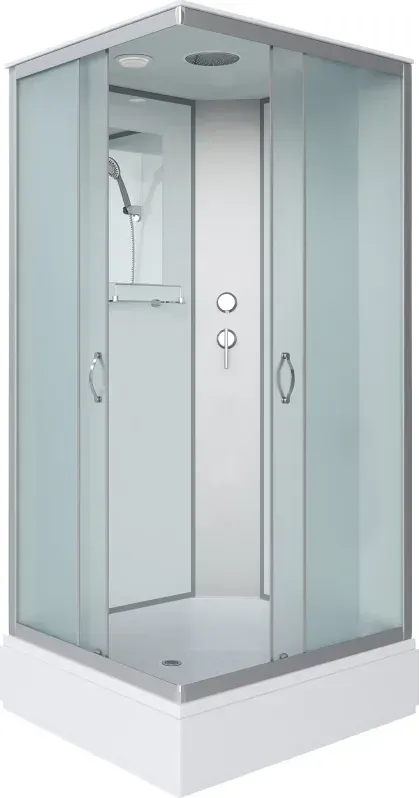 Душевая кабина Niagara Classic 90x215x80 339844Q профиль серебристый стекло матовое