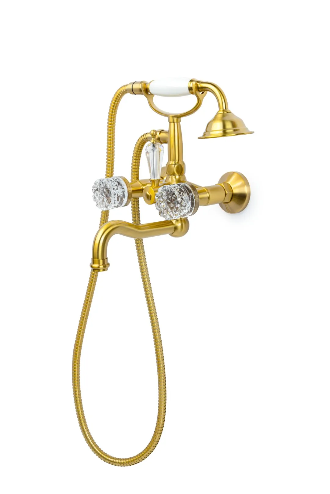 Смеситель для ванны с душем Boheme Crystal 313-CRST