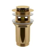 Донный клапан для раковины Wellsee Drainage System 182131000 золото