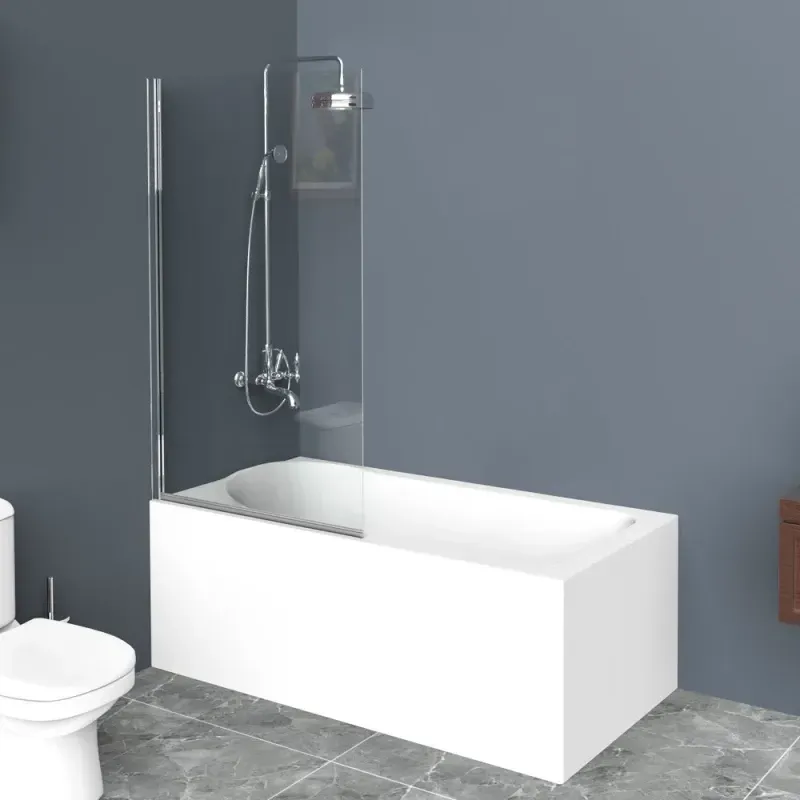 Душевая шторка на ванну BelBagno Uno 70x150 UNO-V-1-70/150-C-Cr