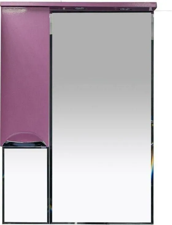 Зеркало-шкаф Misty Жасмин 65х100 П-Жас02065-122СвЛ с подсветкой левое