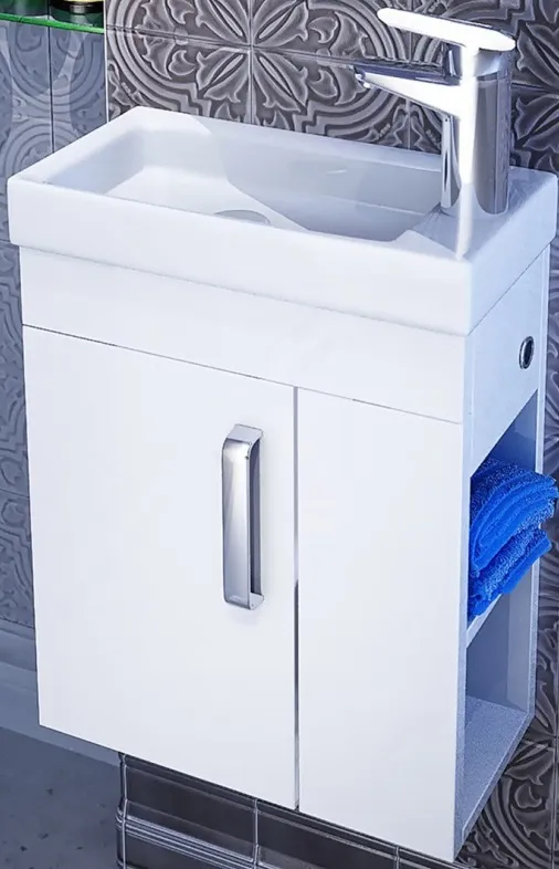 Тумба с раковиной Iddis Torr 40 подвесная левая