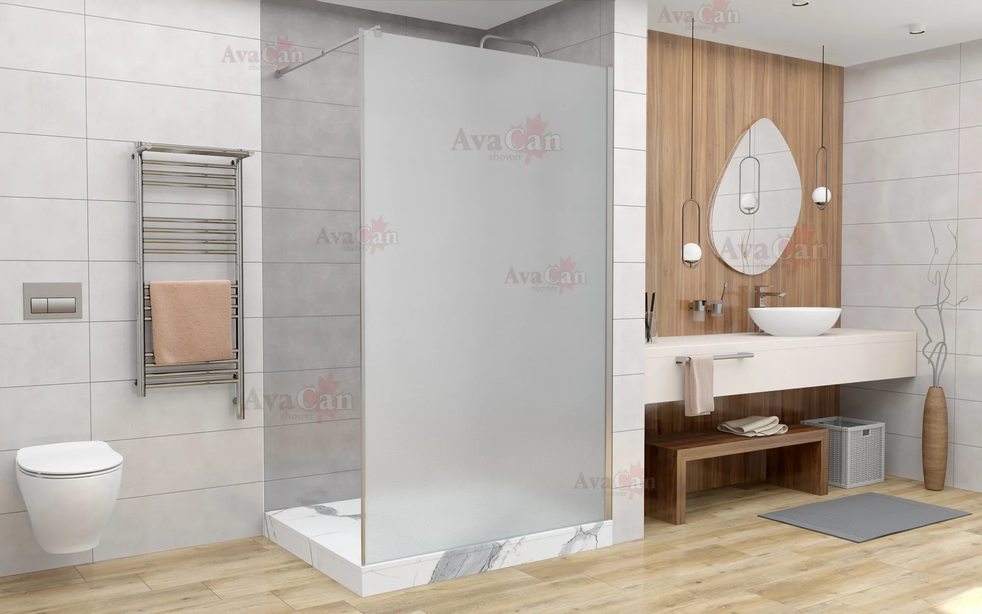 Душевая перегородка Avacan MC100MT
