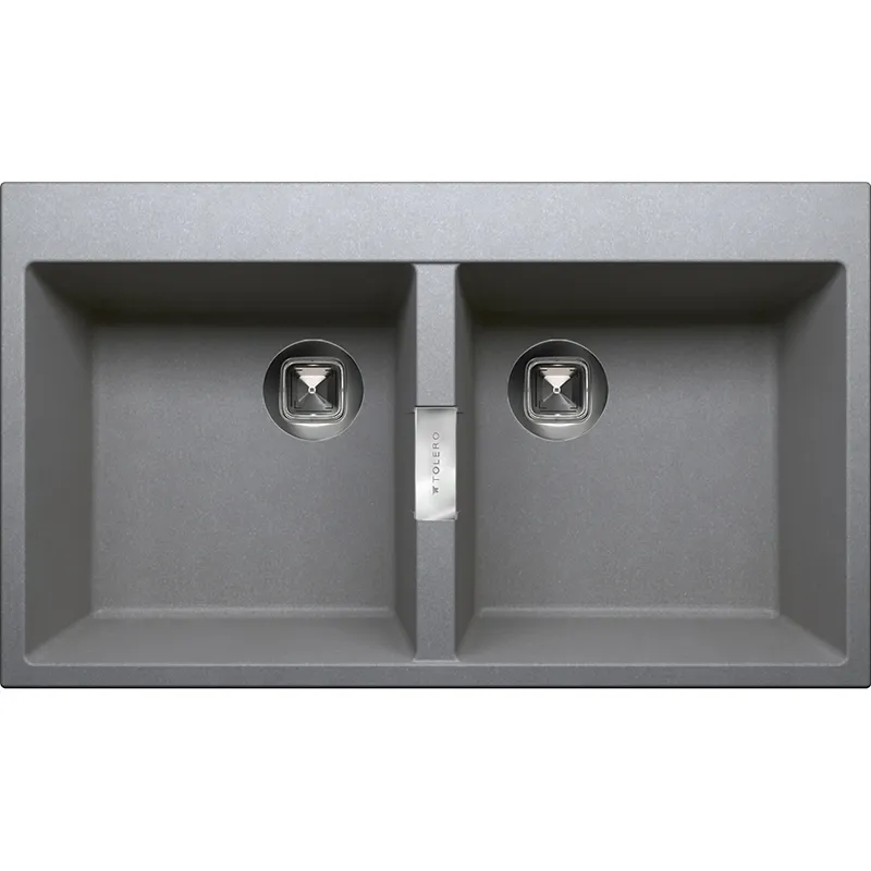 Кухонная мойка Tolero TL-862 №701 86 Серая