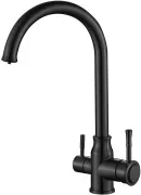 Смеситель Steel Hammer SH 763 INOX GRAFIT PVD для кухонной мойки