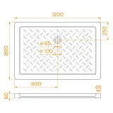 Душевой поддон RGW CER 19170382-01 фото 2