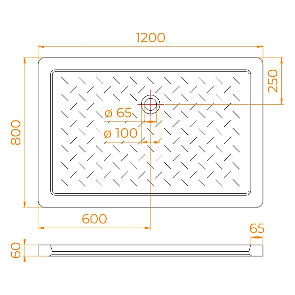 Душевой поддон RGW CER 19170382-01 фото 2