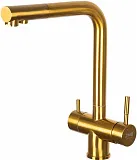 Смеситель ZorG Inox SZR-7039 BRONZE для кухонной мойки фото 1