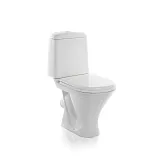 Унитаз-компакт Sanita Аттика WC.CC/Attica/1-P/WHT.G/S1 напольный с сиденьем фото 1