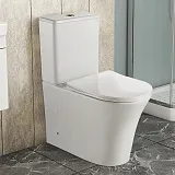 Унитаз-компакт Azario Anteo Round AZ-1219A напольный безободковый с сиденьем микролифт фото 15