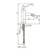 Смеситель для биде PAINI Duomo 88F3304 фото 7