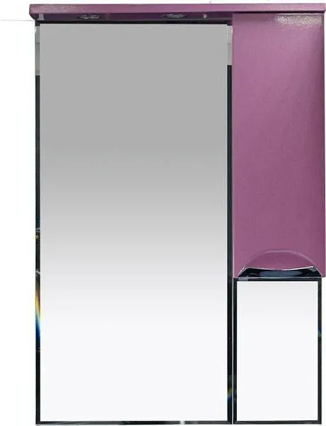 Зеркало-шкаф Misty Жасмин 65х100 П-Жас02065-122СвП с подсветкой правое фото 1