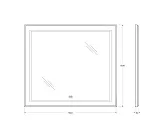 Зеркало BelBagno Kraft 90x80 SPC-KRAFT-900-800-LED-TCH-WARM с подсветкой фото 8