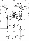 Смеситель Hansgrohe Metropol Classic 31330090 для раковины с донным клапаном фото 4