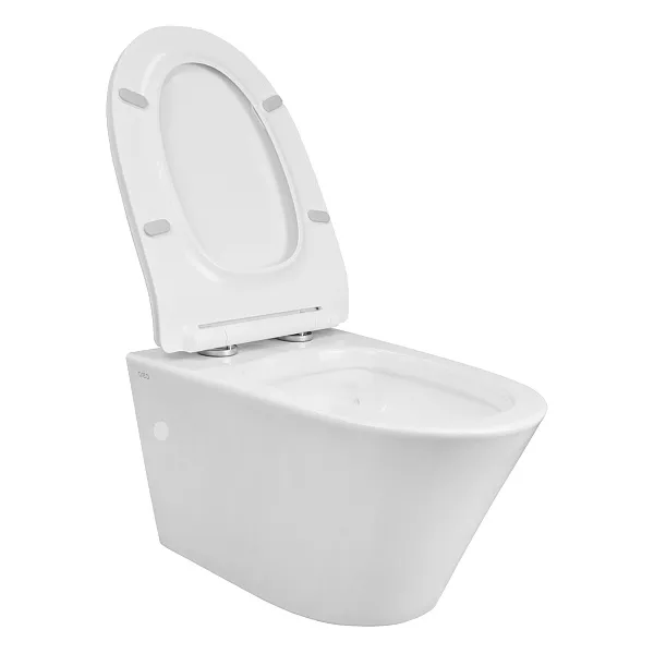 Унитаз Creo Ceramique CR1100NR подвесной безободковый с сиденьем микролифт фото 3